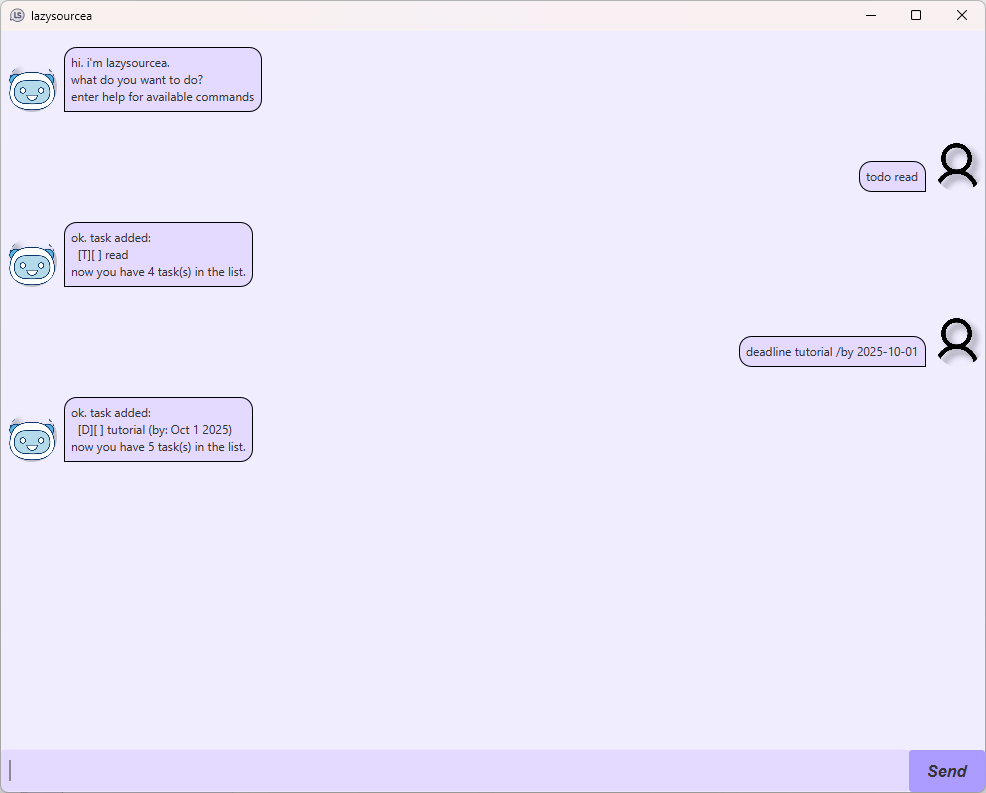 Adding tasks